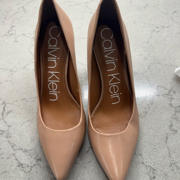 Calvin Klein Shoes - Calvin Klein Women's Nude Pumps Sz7